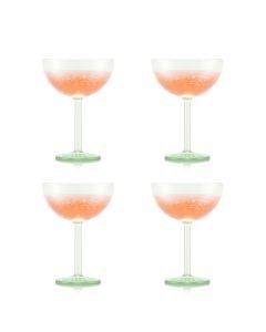 Bodum 4 st hållbara champagneglas coupe