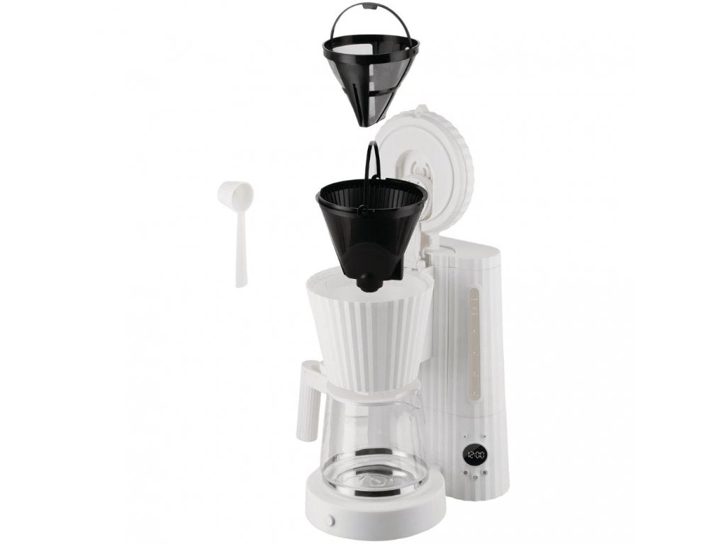 Alessi Kaffebryggare PLISSÉ 1,5 l, grå