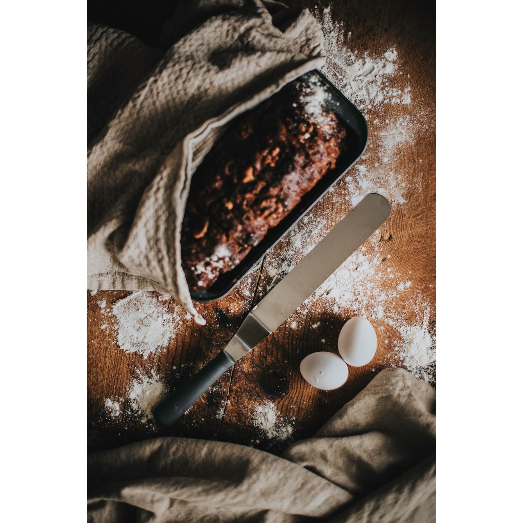 Dorre Cookie Palettkniv vinklad längd 36*3,5 cm rostfritt stål