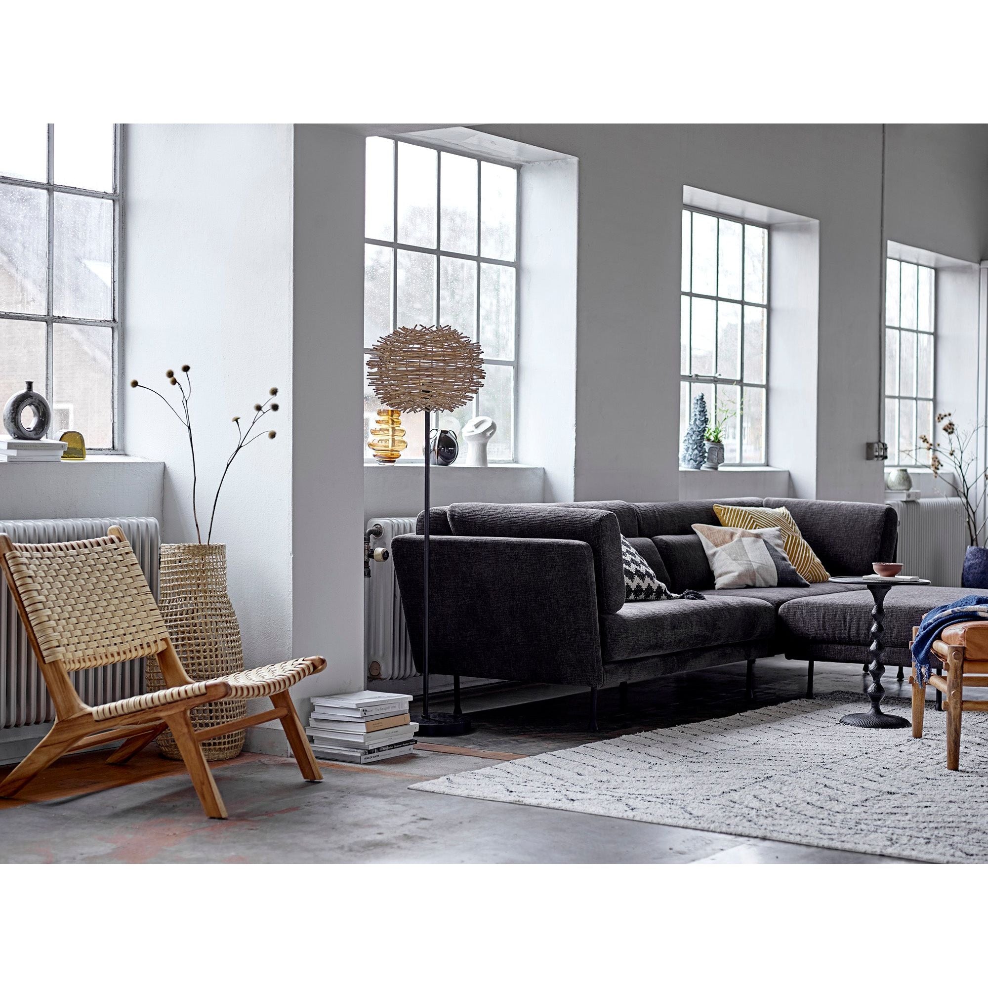 Bloomingville Grade Soffa, Grå, Polyester