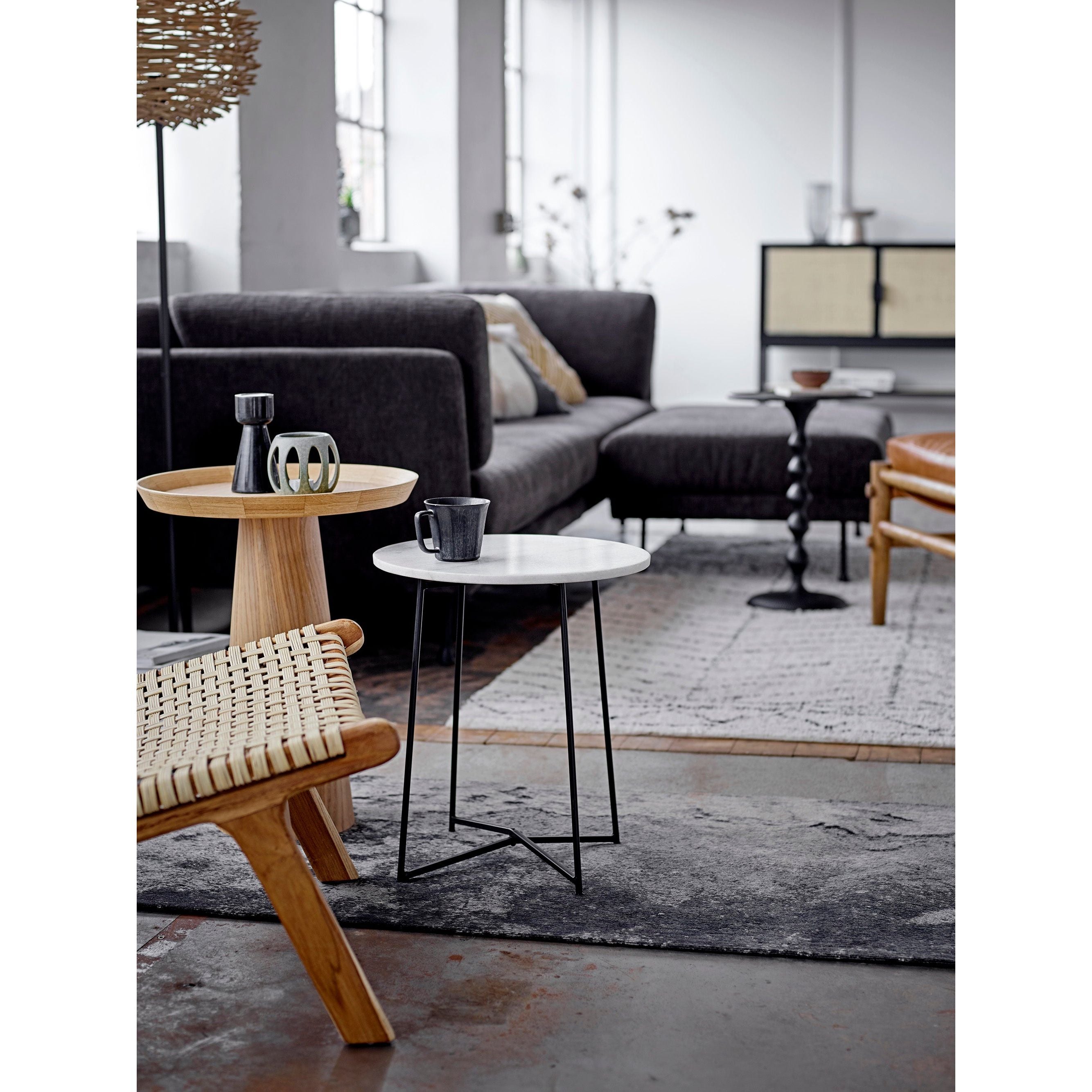 Bloomingville Grade Soffa, Grå, Polyester
