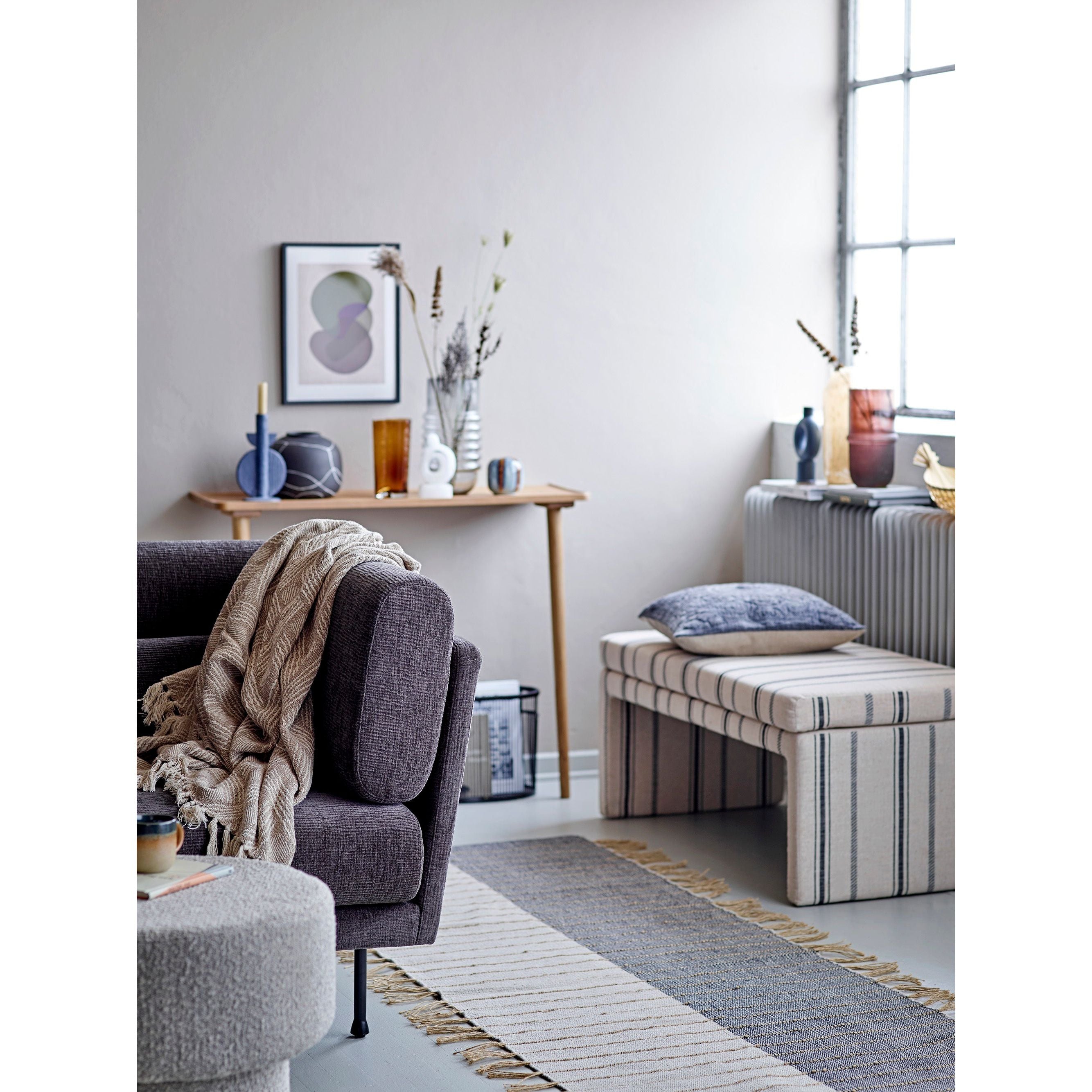 Bloomingville Grade Soffa, Grå, Polyester