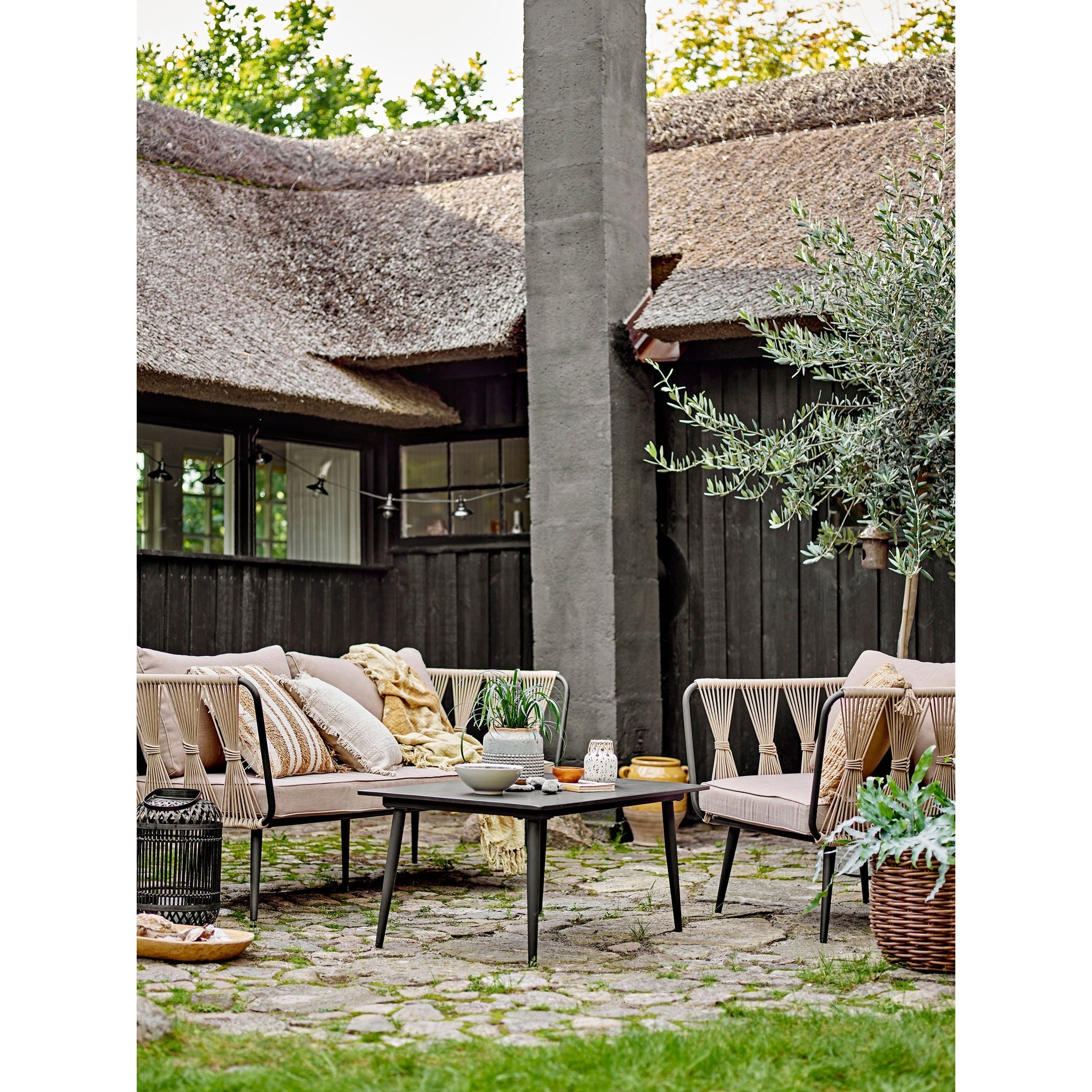 Bloomingville Felippa Kudde, Natur, Jute