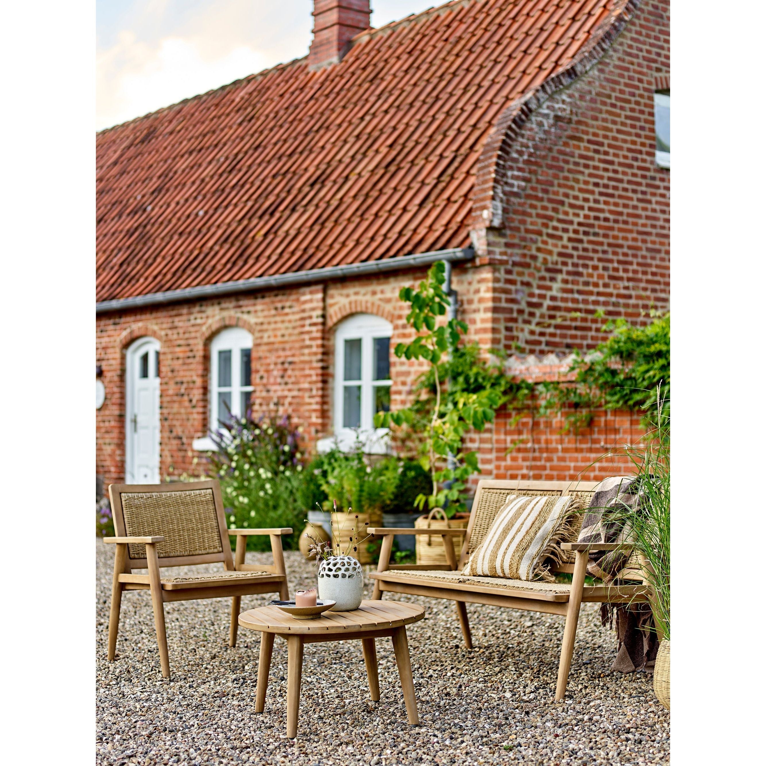 Bloomingville Felippa Kudde, Natur, Jute