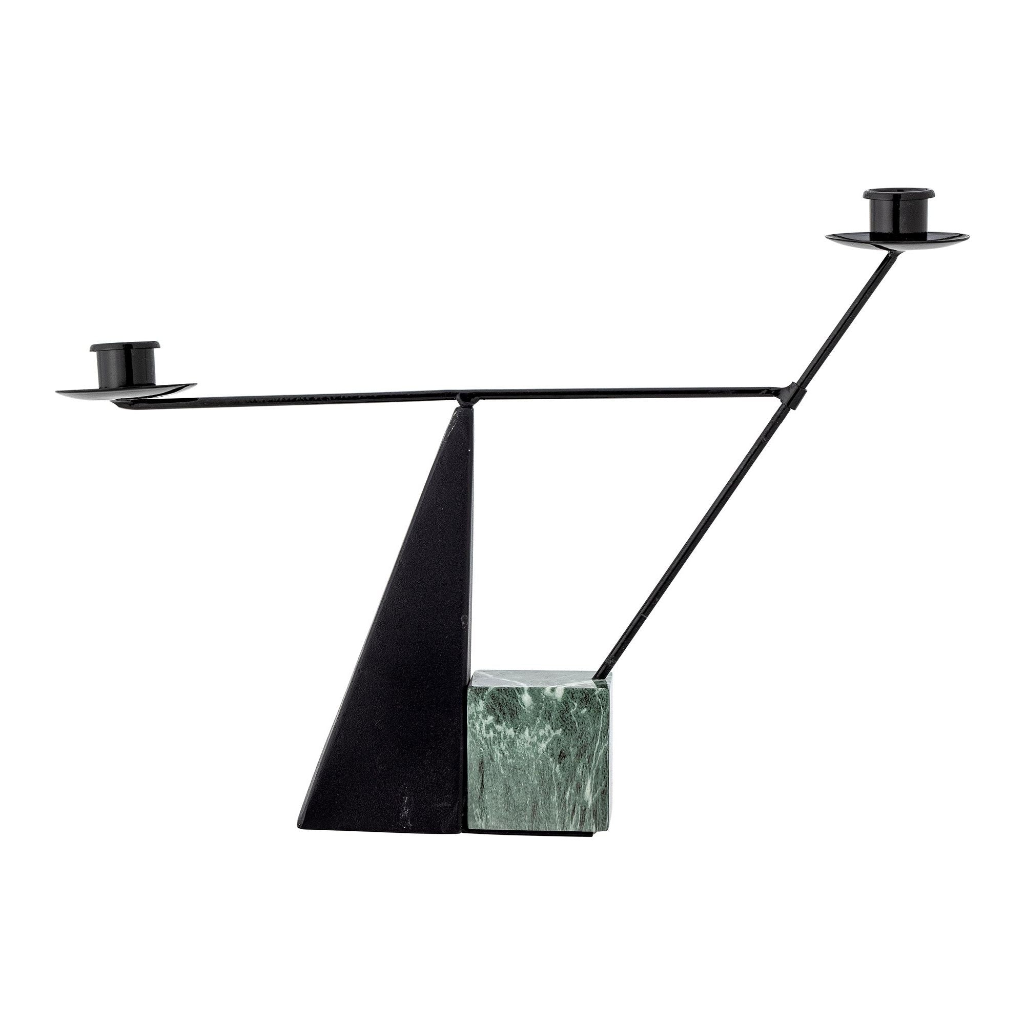 Bloomingville Jayda Ljusstake, Grön, Järn