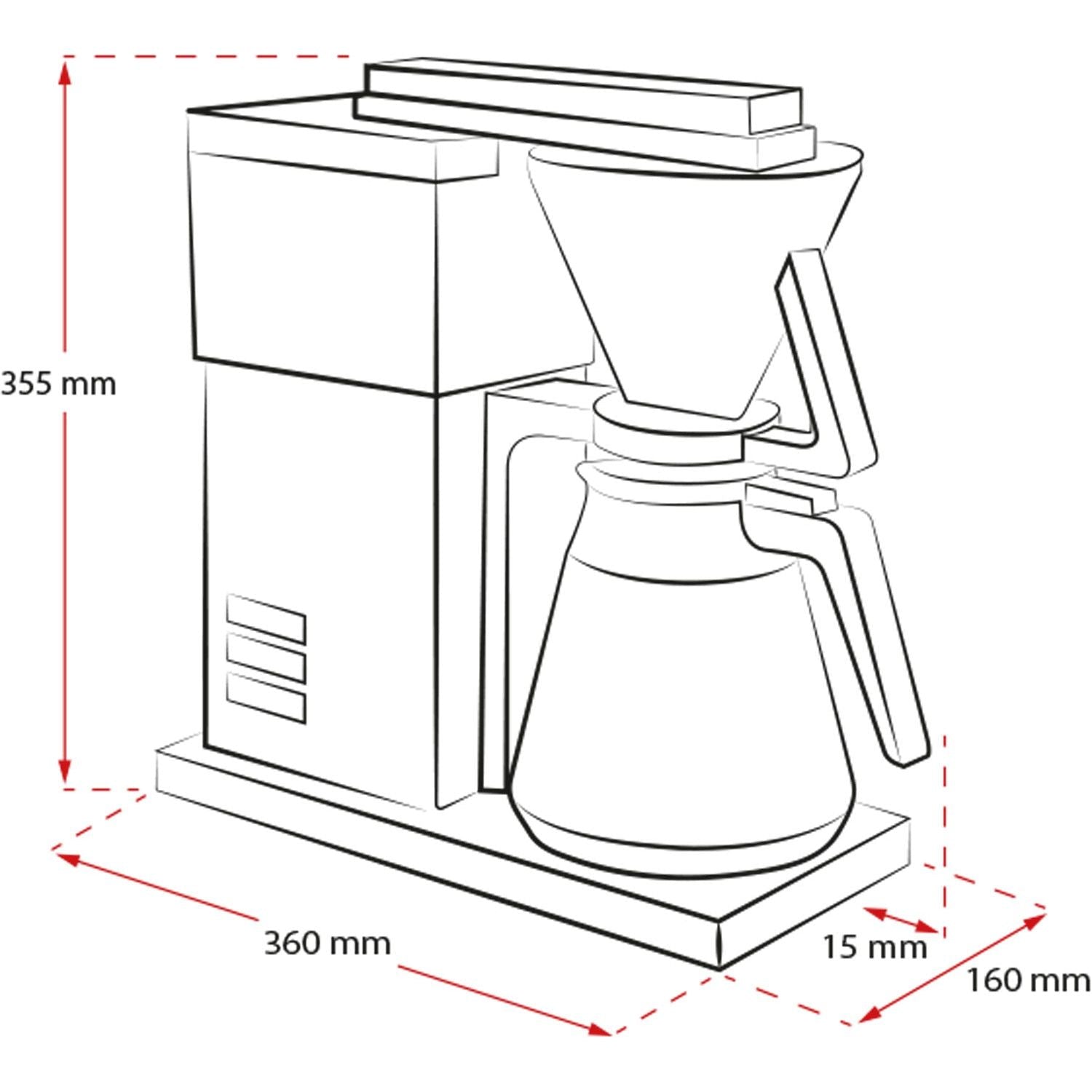 Melitta Termosbryggare Melitta ONE Therm Rostfritt stål