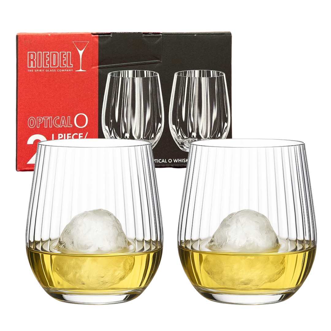 Whiskyglas 2-pack 34,4 cl – kristallglas med optisk struktur