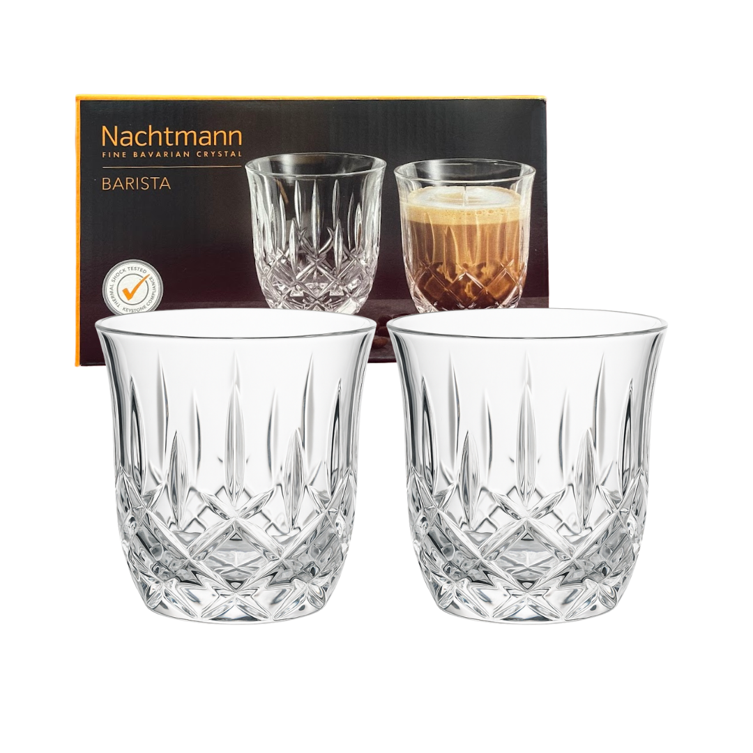Cappuccinoglas 23,4 cl 2-pack – Klar kristall