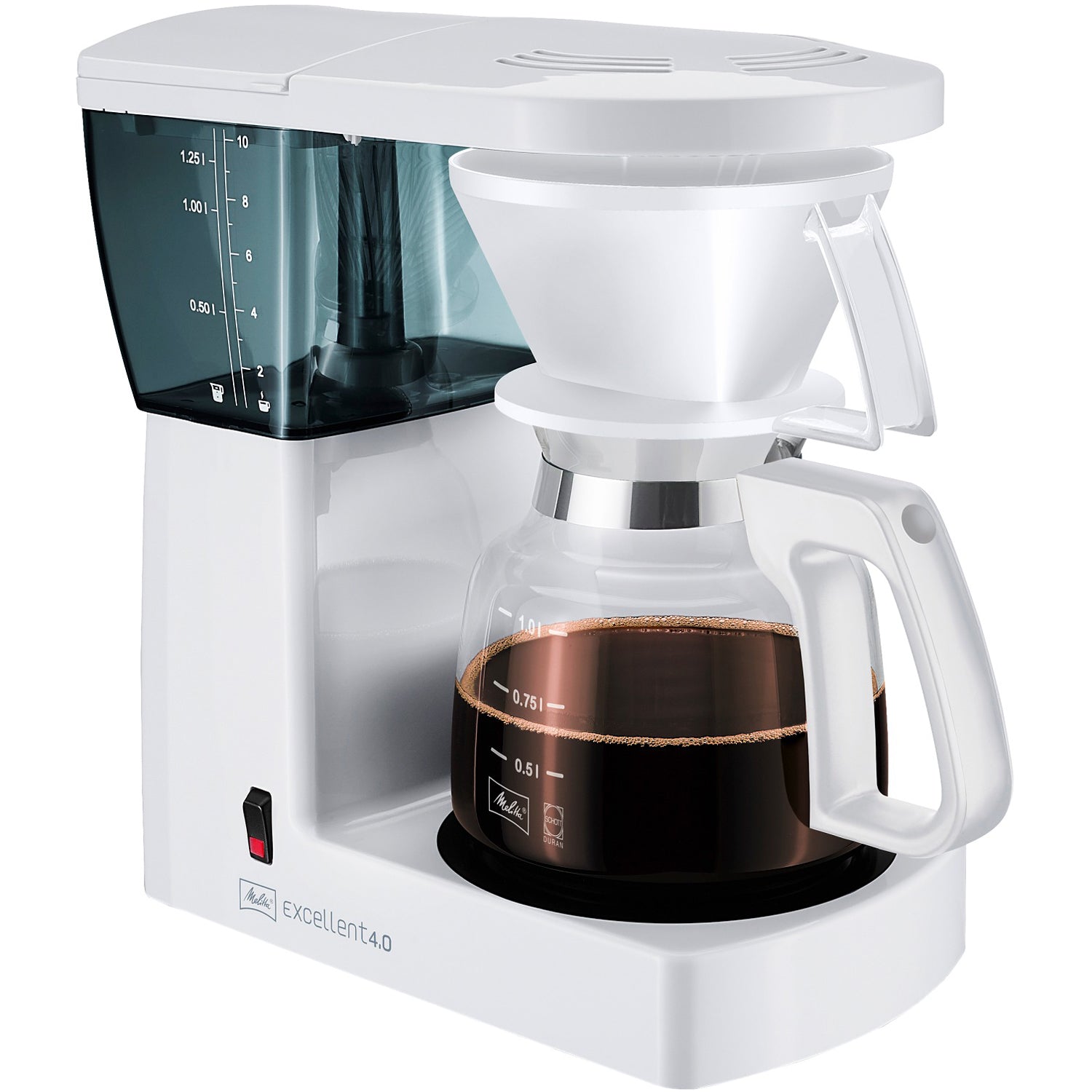 Melitta Excellent 4.0 Vit Kaffebryggare-Holykitchen