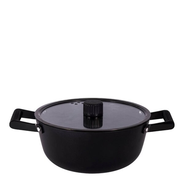 Vargen & Thor Aska gjutjärnsgryta 3,5 L svart-Holykitchen