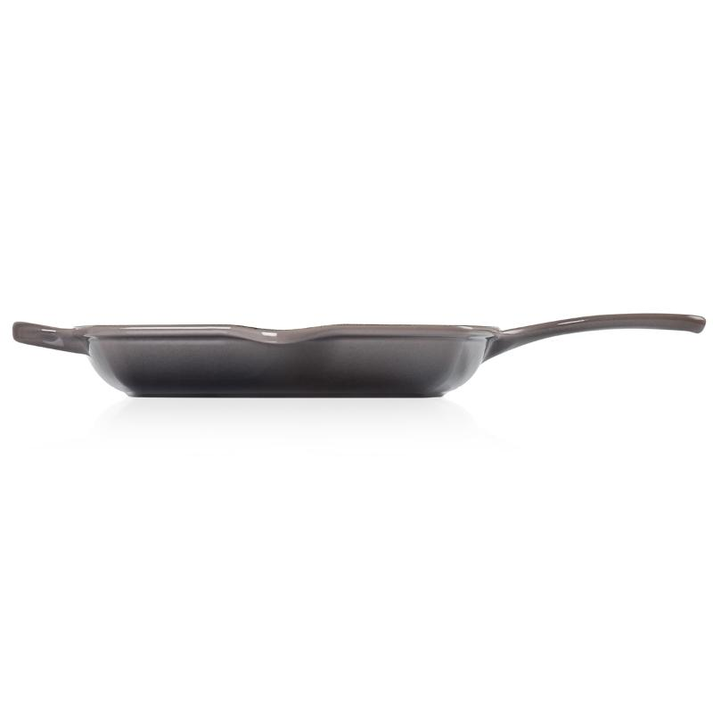 Le Creuset Signature grillpanna kvadratisk gjutjärn 26 cm Flint-Holykitchen