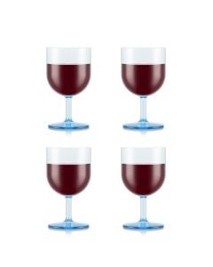 Bodum 4 st hållbara rödvinsglas 0,25 l