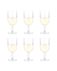 Bodum 6 st hållbara vitvinsglas