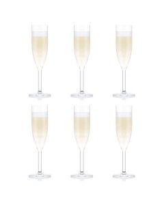 Bodum 6 st hållbara champagneglas flute