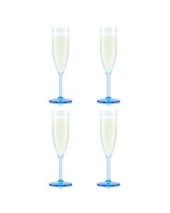 Bodum 4 st hållbara champagneglas flute
