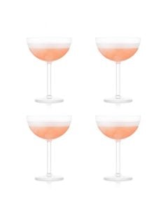 Bodum 4 st hållbara champagneglas coupe