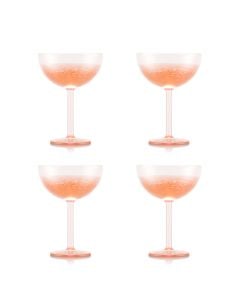 Bodum 4 st hållbara champagneglas coupe