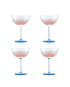 Bodum 4 st hållbara champagneglas coupe