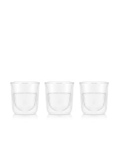 Bodum 3 st dubbelväggade sakekoppar 0,06 l