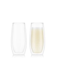 Bodum 2 st dubbelväggade glas champagne