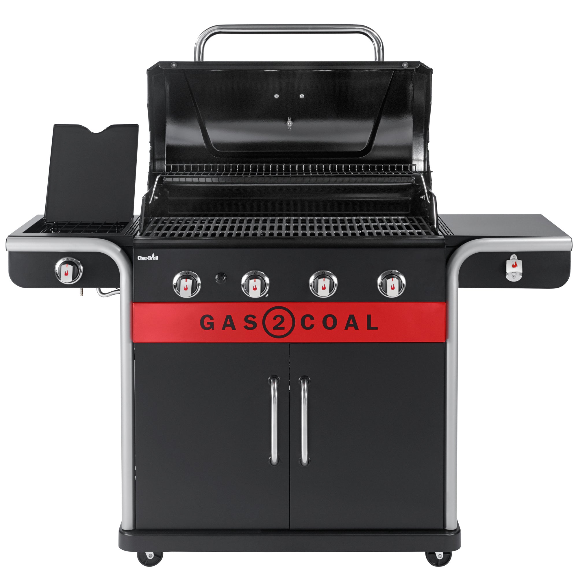 Char-Broil Hybridgrill Gas2Coal 2.0 4+1 Brännare-Holykitchen