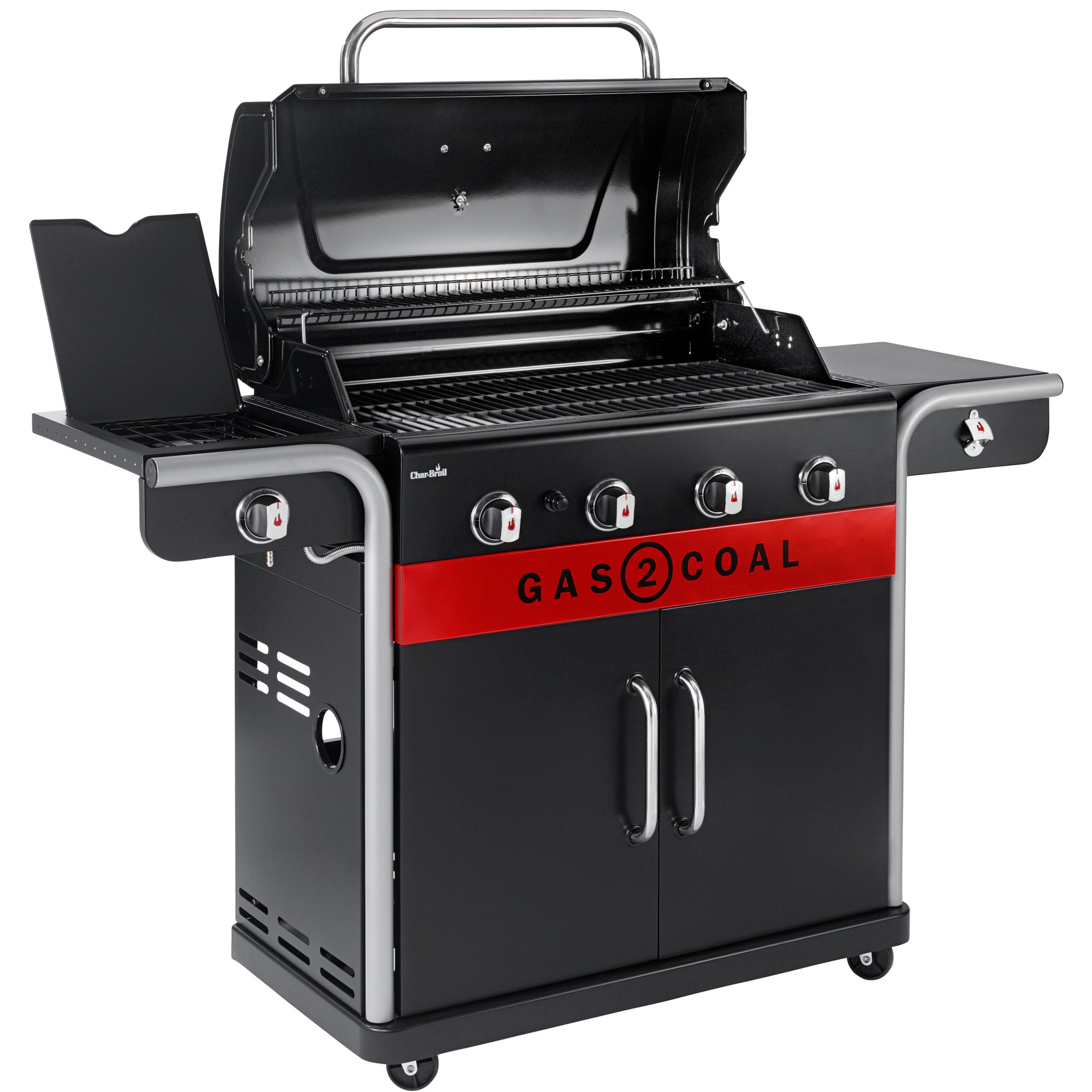 Char-Broil Hybridgrill Gas2Coal 2.0 4+1 Brännare-Holykitchen