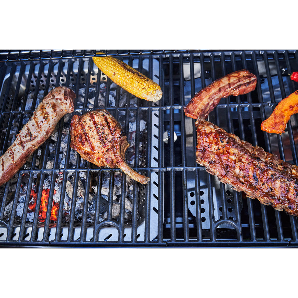 Char-Broil Hybridgrill Gas2Coal 2.0 4+1 Brännare-Holykitchen