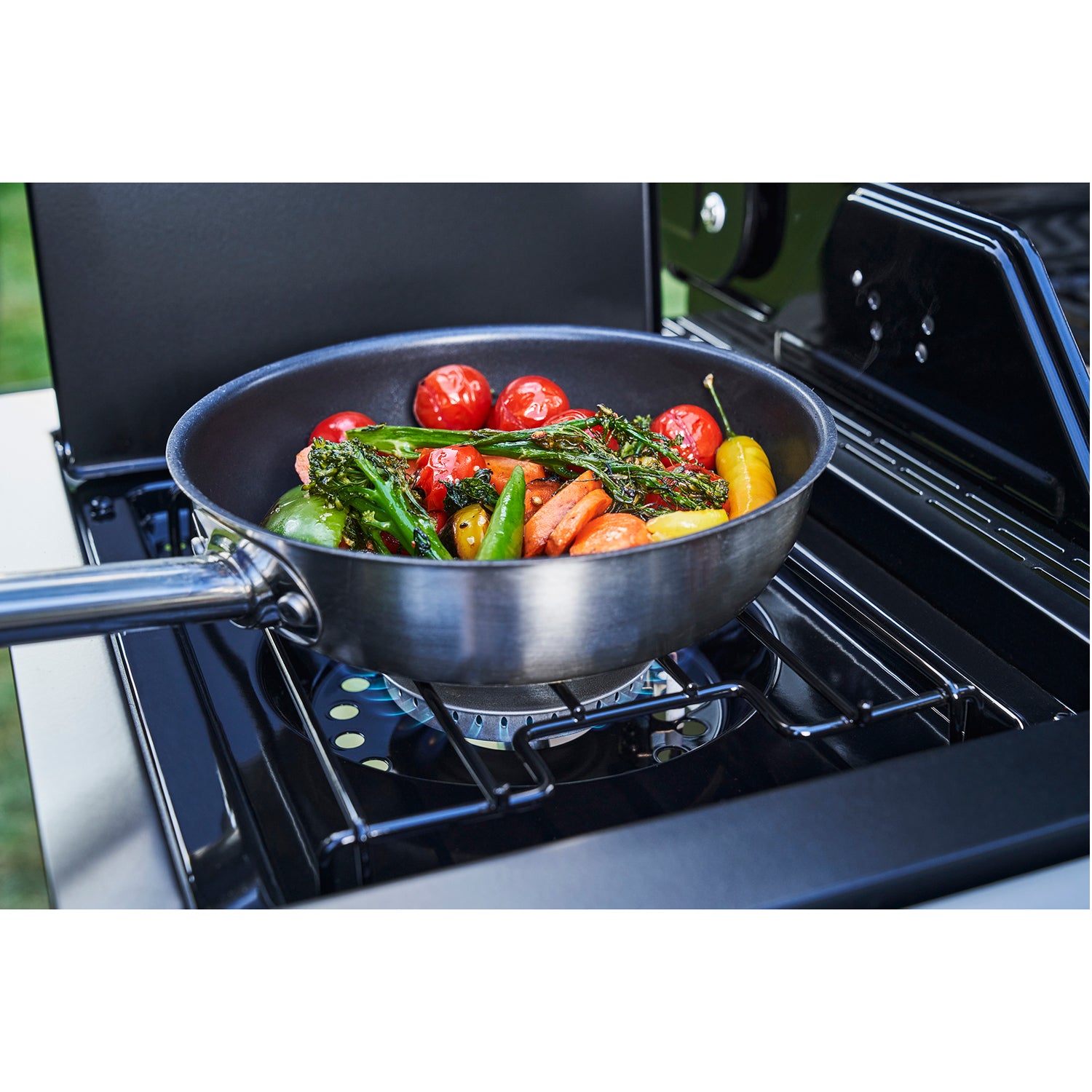 Char-Broil Hybridgrill Gas2Coal 2.0 4+1 Brännare-Holykitchen
