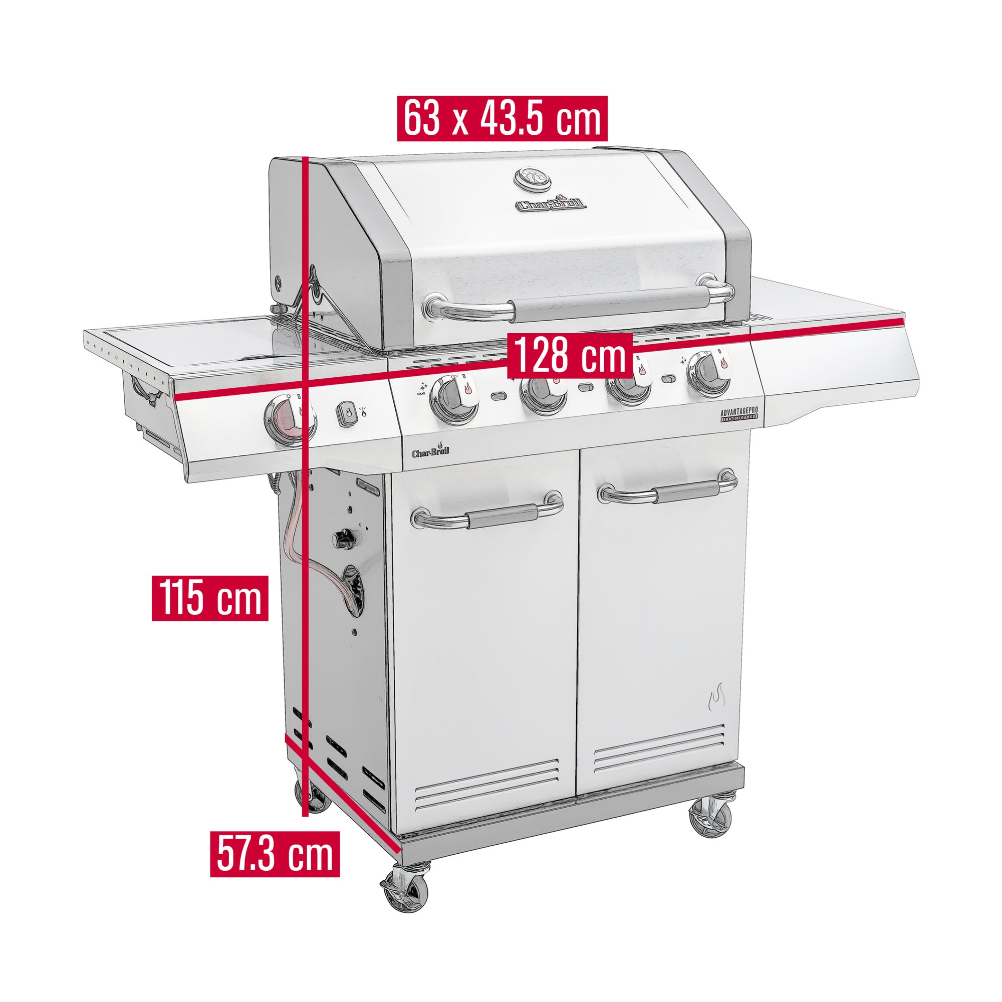 Char-Broil Gasolgrill Advantage PRO B4-Holykitchen