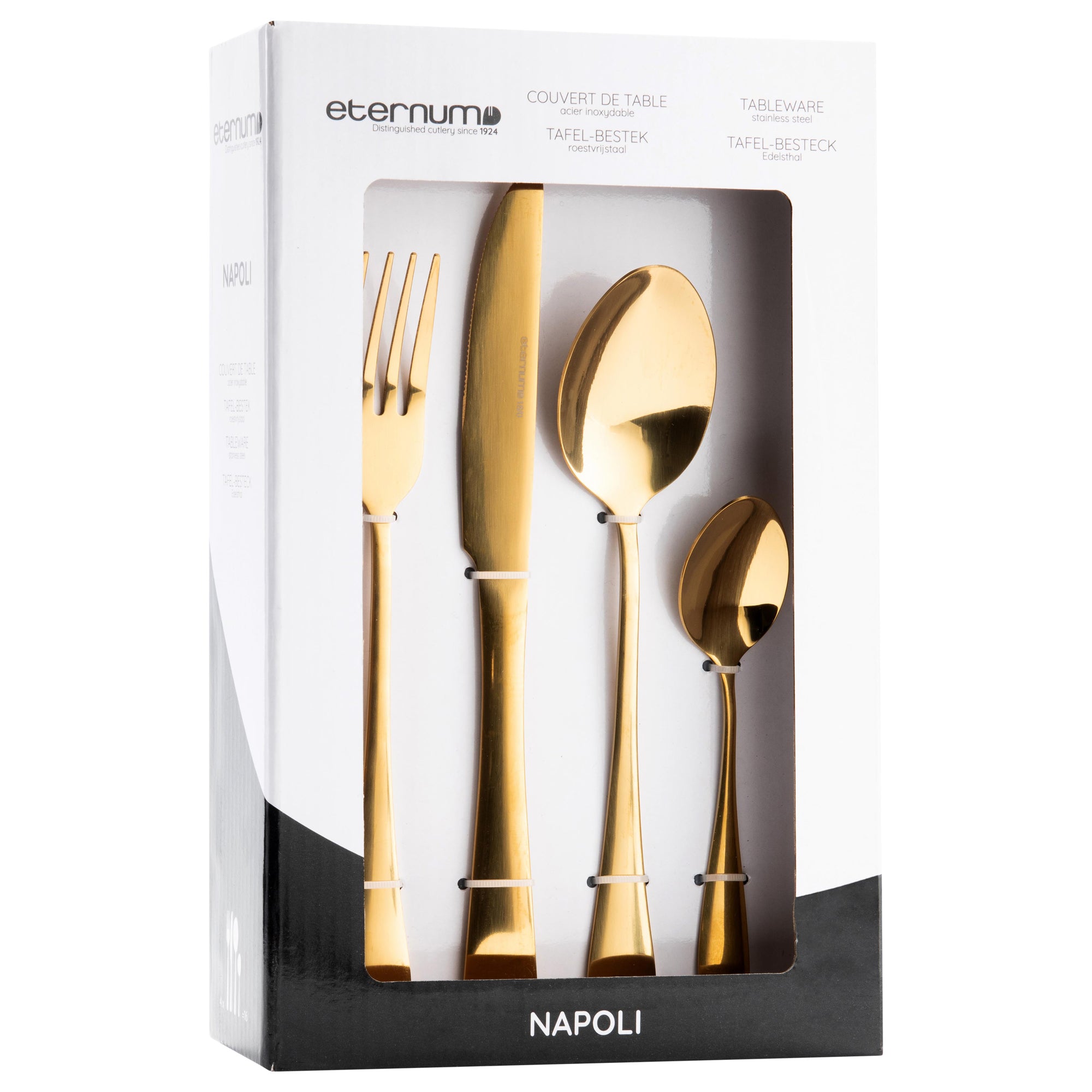 Eternum Eternum Bestickset Napoli Guld 16 delar-Holykitchen