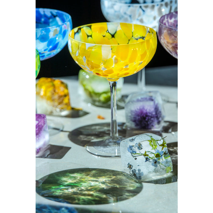 Magnor Swirl Champagneglas gul 22 cl-Holykitchen
