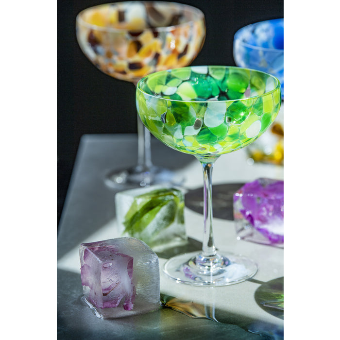Magnor Swirl Champagneglas brun 22 cl-Holykitchen