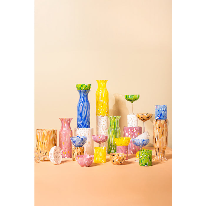 Magnor Swirl karaff/vas rosa multi 1,4 l / 27 cm