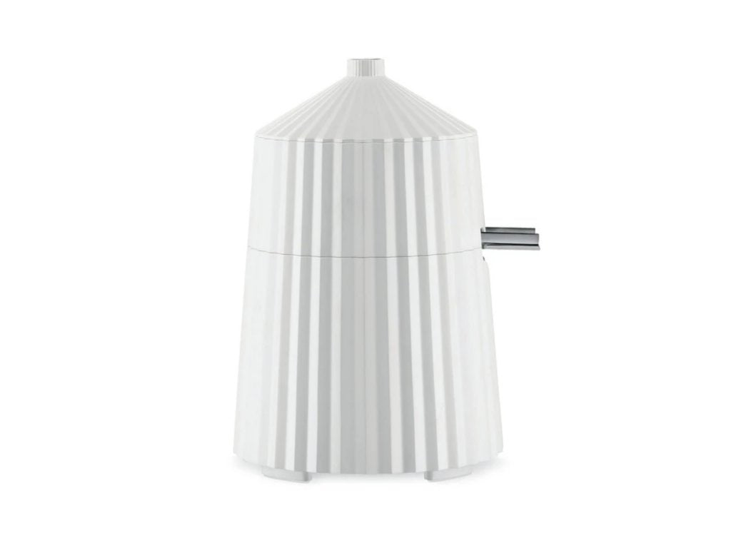 Alessi Elektrisk citruspress PLISSE, vit