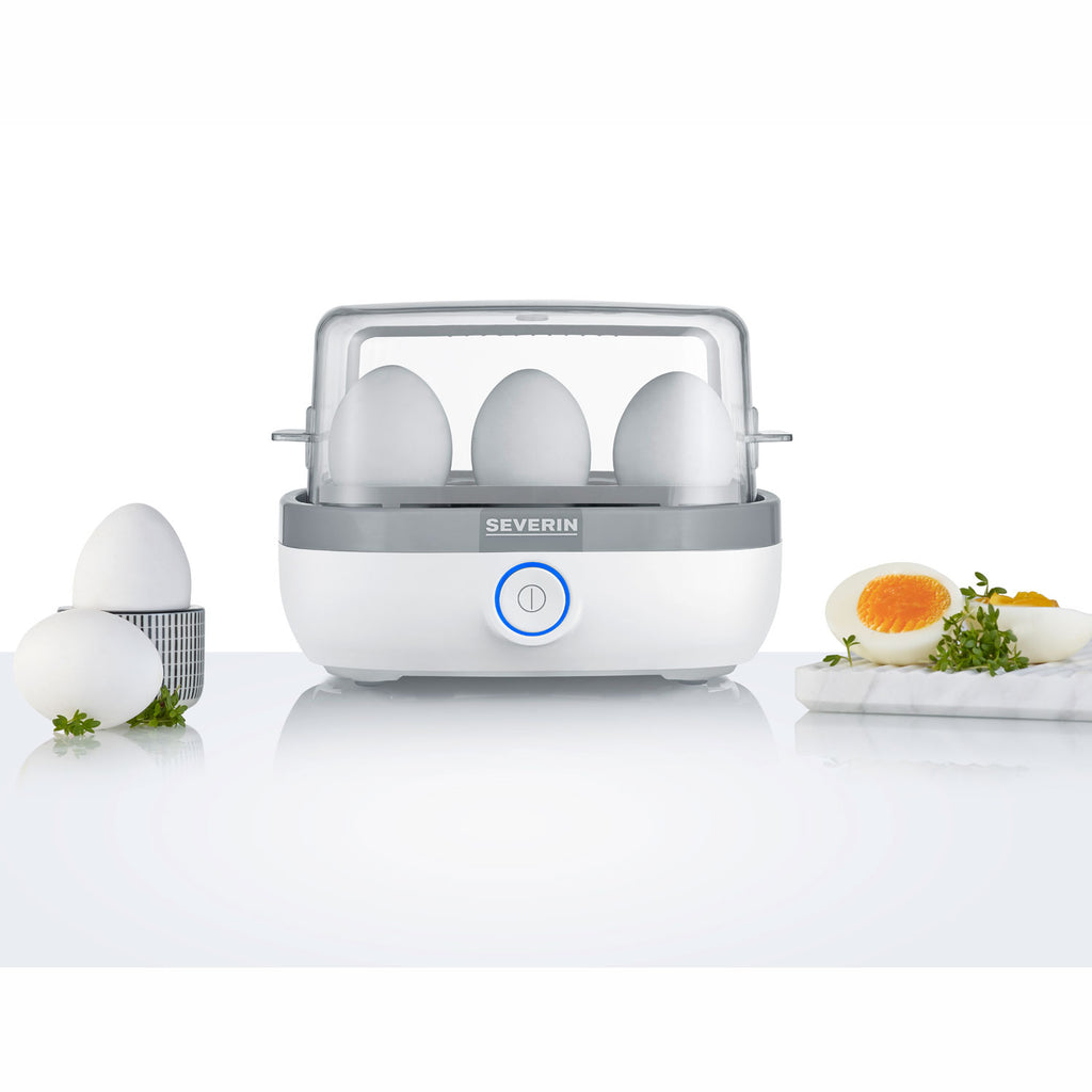Severin Äggkokare 6 ägg vit LED & ljud vit EK3164-Holykitchen