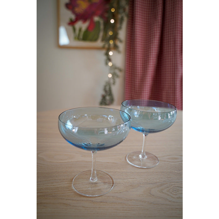 Magnor Happy champagneglas blå 28 cl-Holykitchen