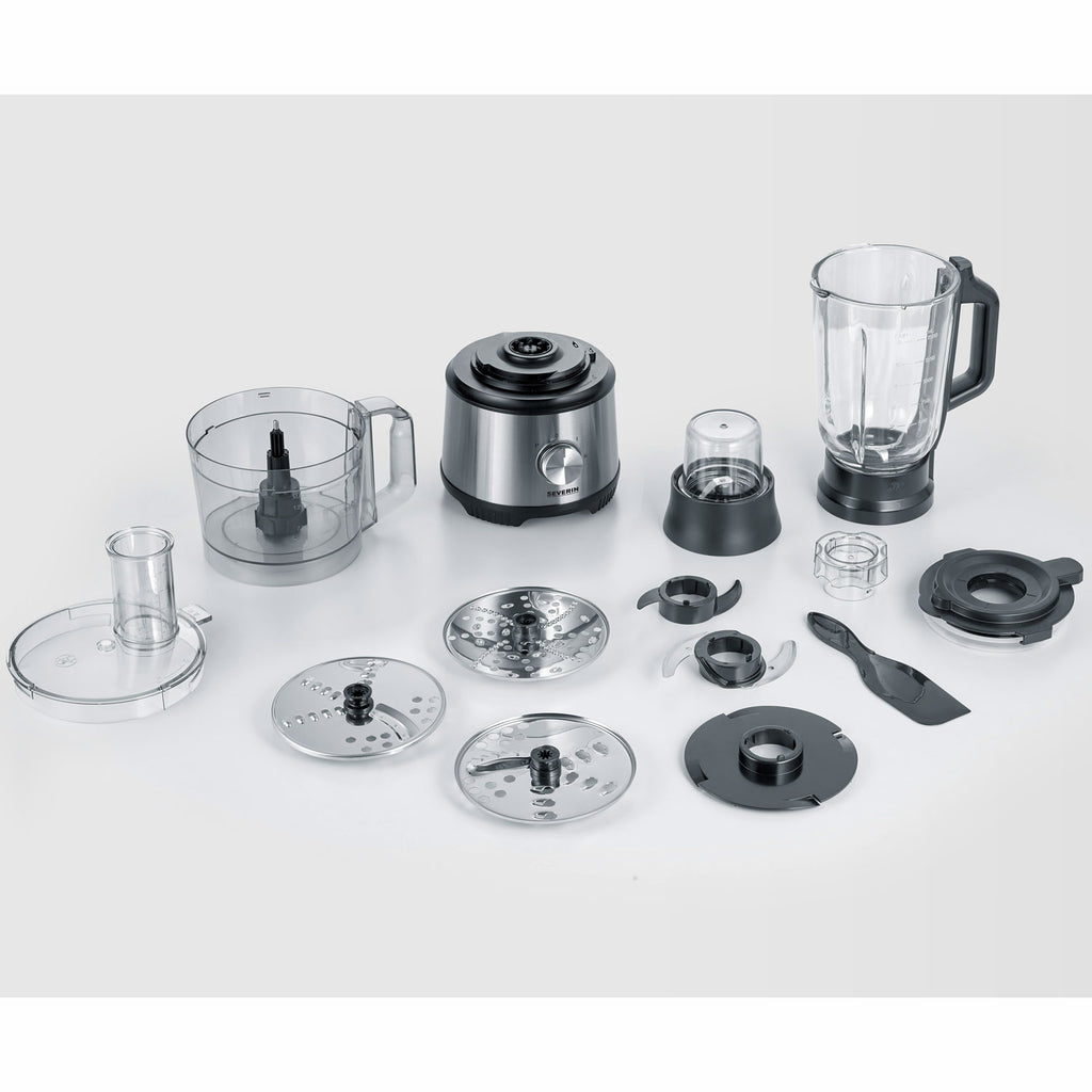 Severin Matberedare 1200 W Mixer, Bunke, Rivskivor,-Holykitchen