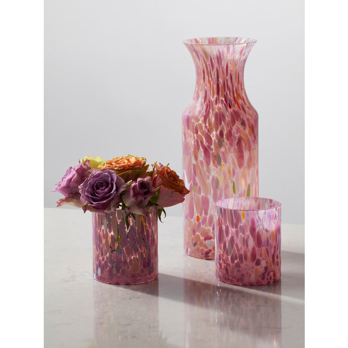 Magnor Swirl dricksglas/lykta rosa multi 35 cl-Holykitchen