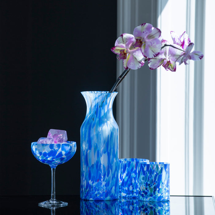 Magnor Swirl dricksglas/lykta blå multi 35 cl-Holykitchen