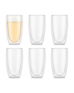 Bodum 6 st dubbelväggade glas stora 0,45 l