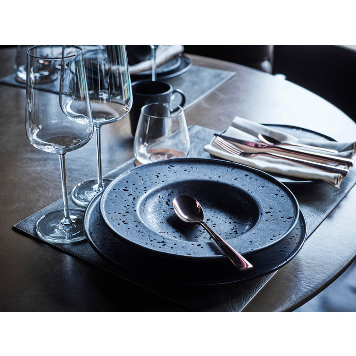 Modern House Black Satin Djup tallrik 27 cm-Holykitchen
