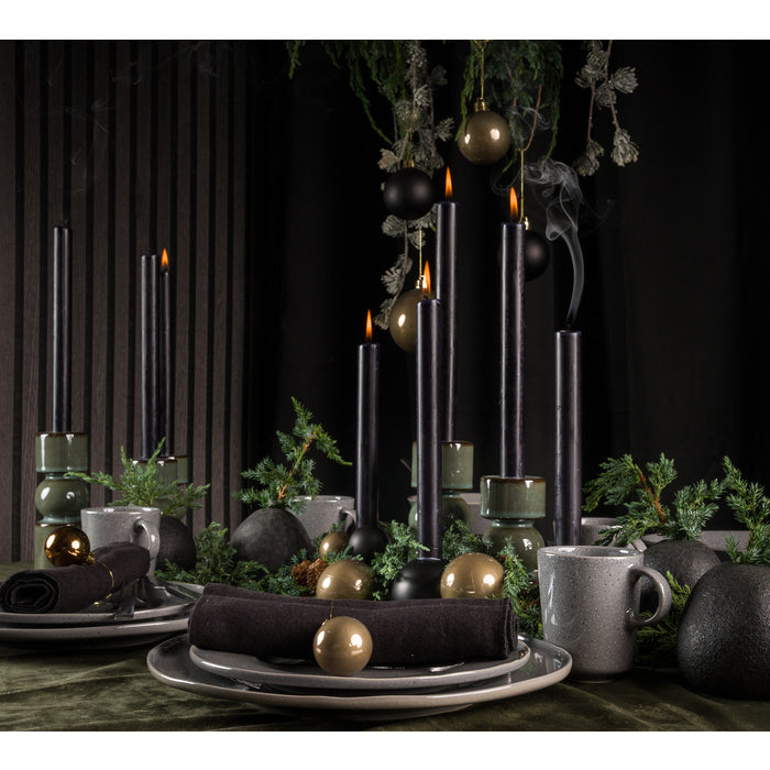 Stiernholm Kirei Linservett 2-pack svart-Holykitchen