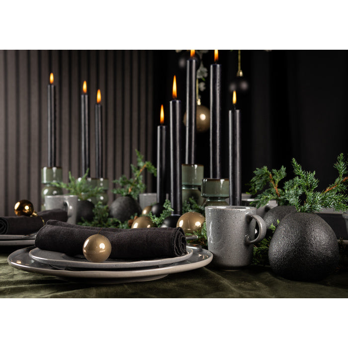 Stiernholm Kirei Linservett 2-pack svart-Holykitchen