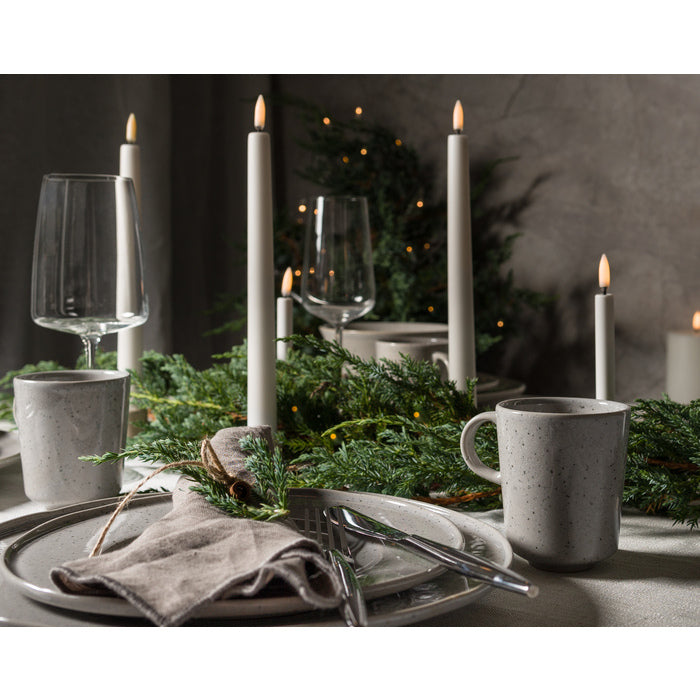 Stiernholm Kirei Linneservett 2-pack varm grå-Holykitchen