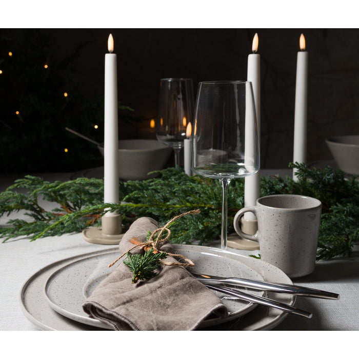 Stiernholm Kirei Linneservett 2-pack varm grå-Holykitchen
