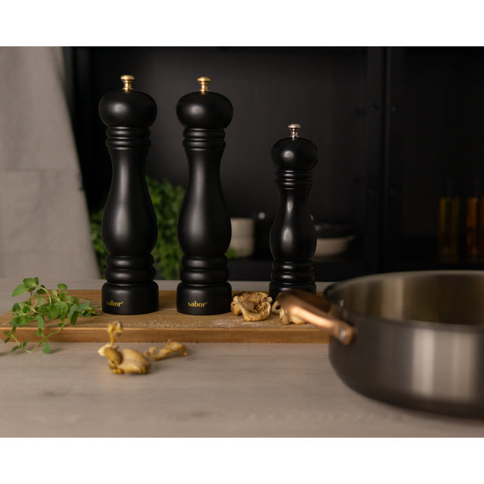 Sabor Saltkvarn 25 cm Svart/Mässing-Holykitchen