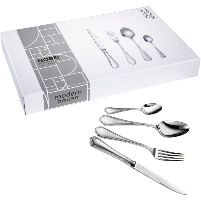 Modern House Nobel Bestickset 24 delar-Holykitchen