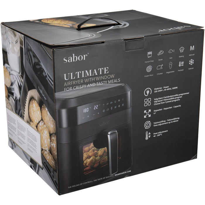 Sabor Ultimate Luftfritös 6 l-Holykitchen