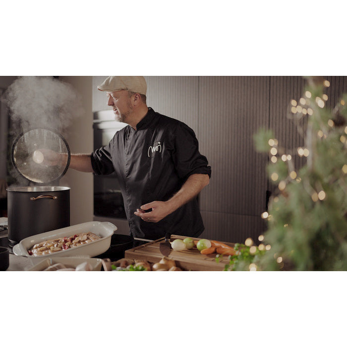Modern House Black Copper Gryta med ångkorg 18 l-Holykitchen