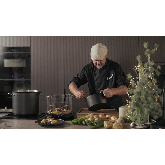 Modern House Black Copper Gryta med ångkorg 18 l-Holykitchen